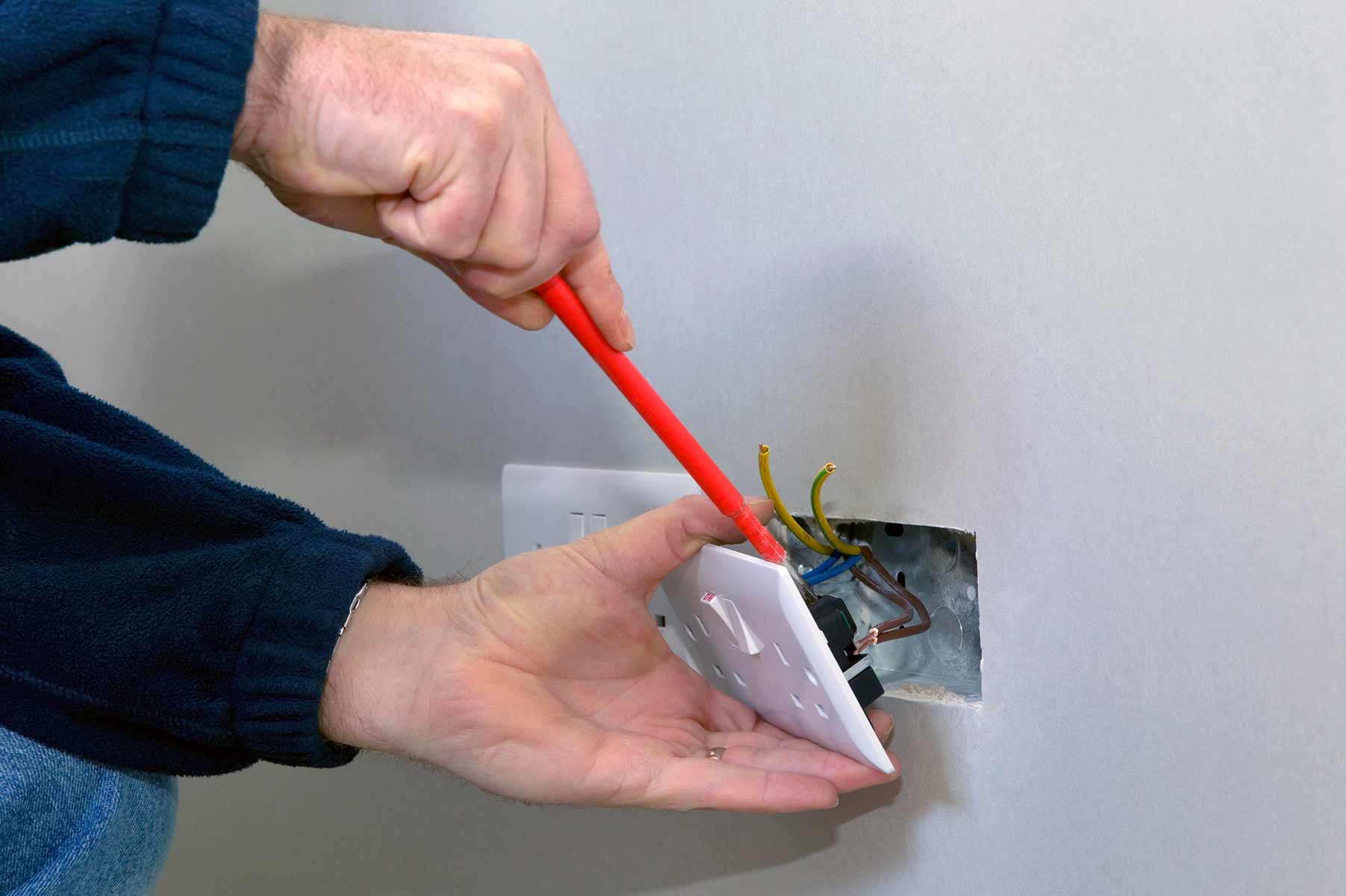 Our electricians can install plug sockets for domestic and commercial proeprties in Market Drayton and the local area. 
